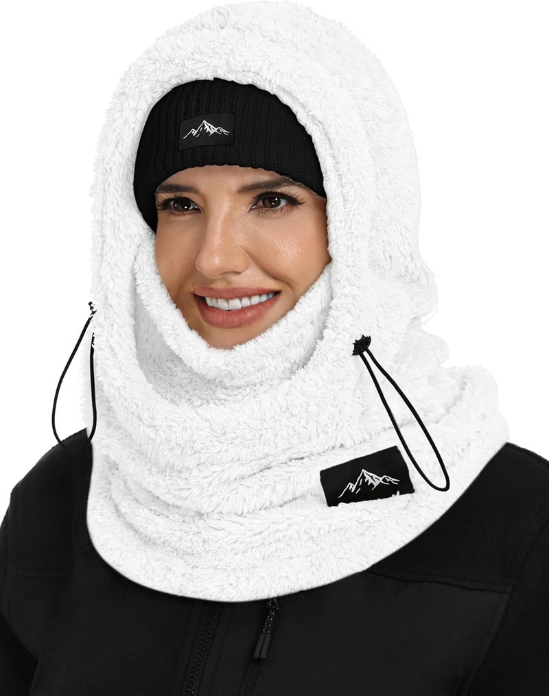 Bagavs Ski Mask Balaclava for Women Men Windproof Fleece Winter Face Mask Cold Weather Hat Neck Warmer - Image 1